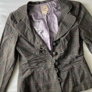 Nanette Lapore Blazer Glen Plaid